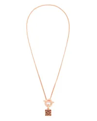 Loewe Luxury Anagram pendant in sterling silver Rose