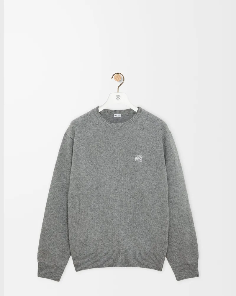 Loewe Sweater In Wool Size Hombre Grey