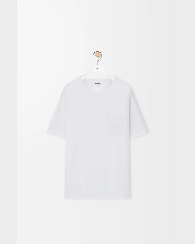 Loewe Relaxed Fit T-shirt In Cotton Size Hombre White