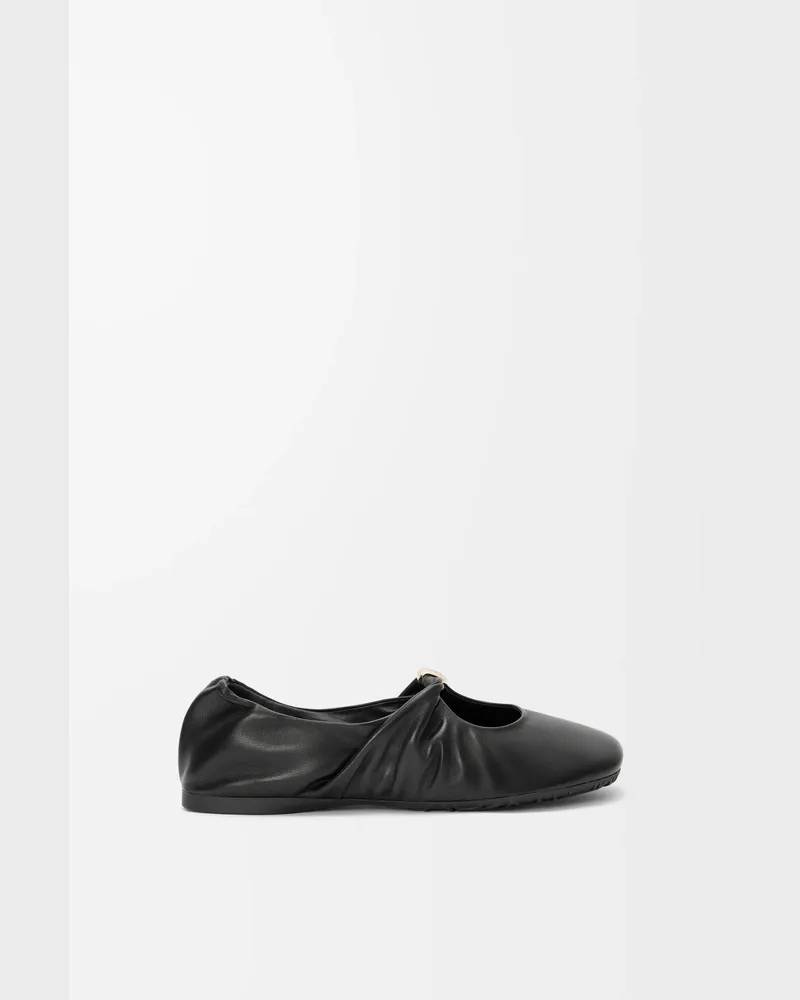 Loewe Pebble Soft Ballerina In Nappa Lambskin Size Mujer Black