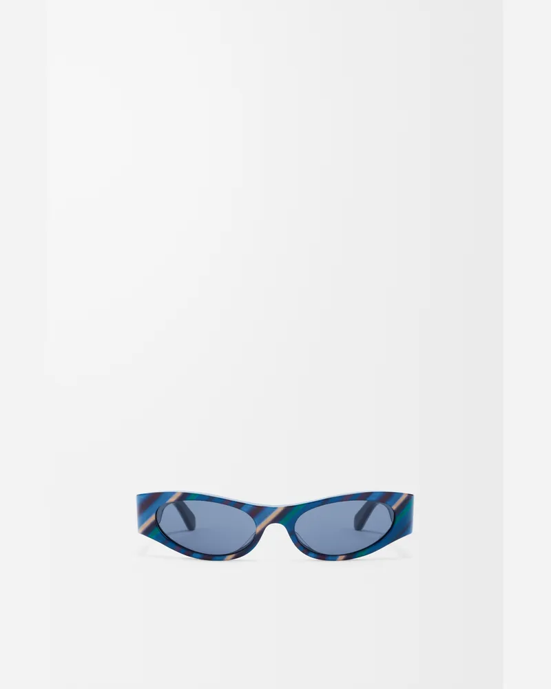 Loewe Flash Slim Cateye Sunglasses Mujer Navy