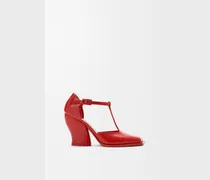 Onda T-bar Pump In Brushed Leather skin Size Mujer