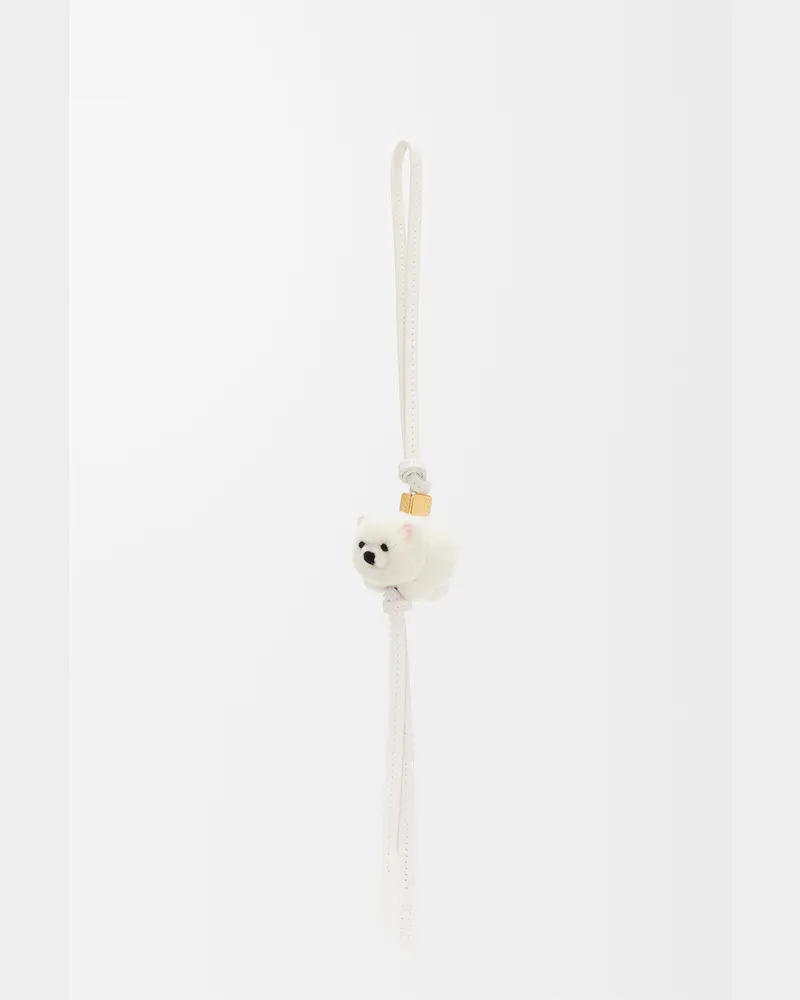Loewe Chow Chow Charm In Felt And Leather skin Mujer Soft