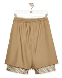 Loewe Luxury Shorts in cotton and silk Taos