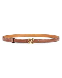 Loewe Luxury Belt in smooth calfskin Tan