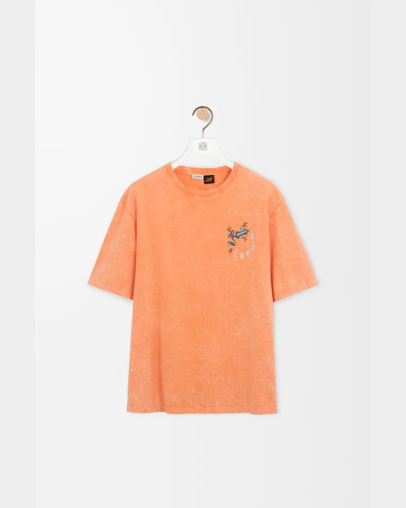 Loewe Loose Fit T-shirt In Cotton Size Hombre Washed