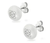 Luxury Anagram Pebble stud earrings in sterling silver