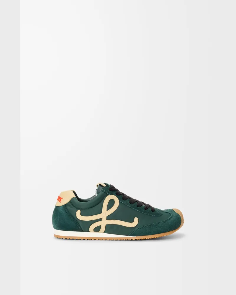 Loewe Ballet Runner 2.0 In Nylon And Leather skin Size Mujer Sherwood