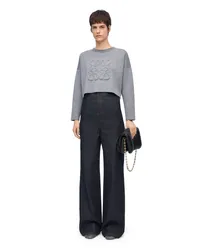 Loewe Luxury Anagram sweater in wool Light