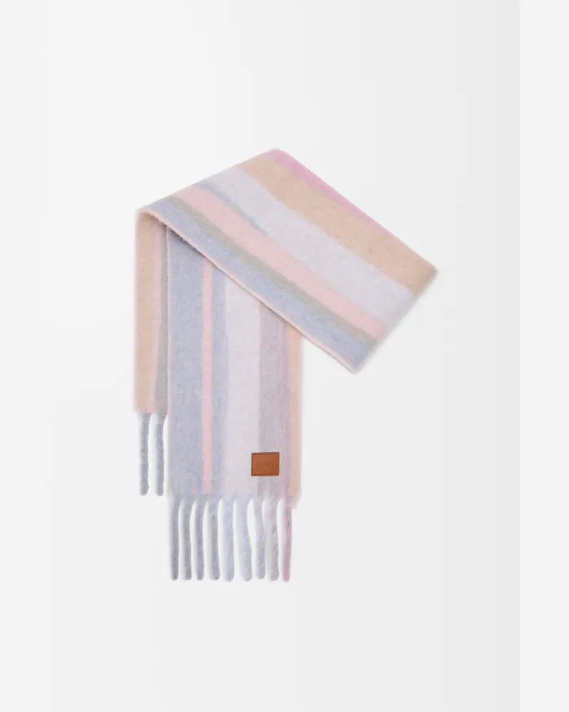 Loewe Scarf In Alpaca And Wool Blend Mujer Light