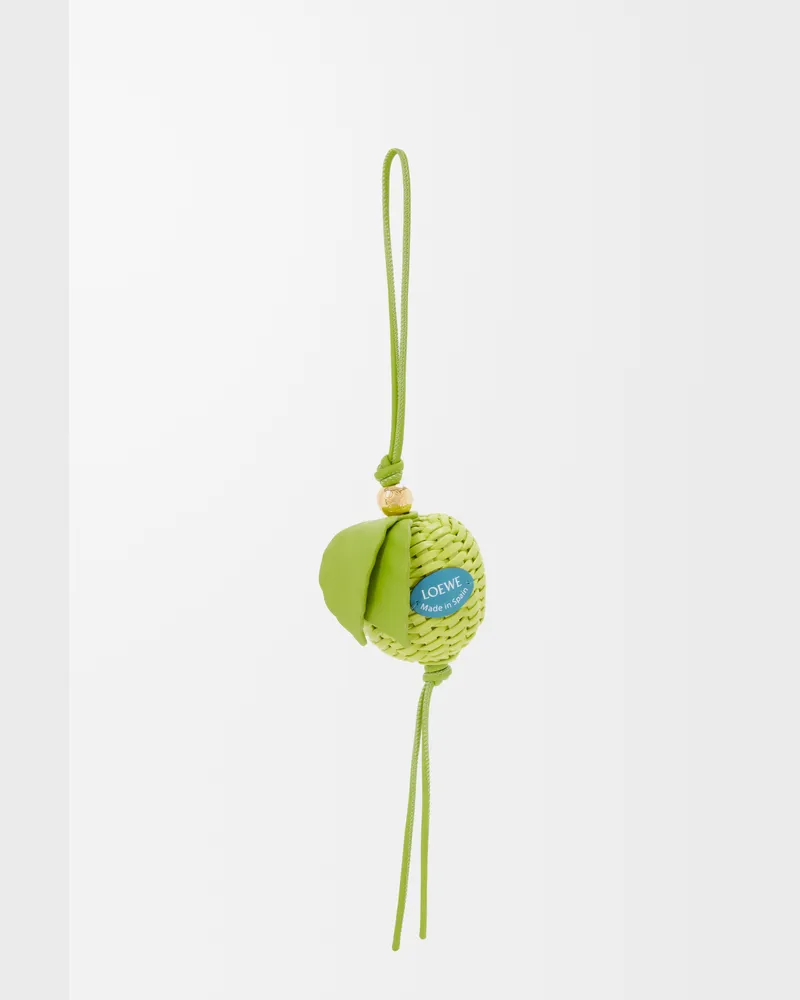 Loewe Apple Charm In Leather skin Mujer Green