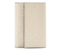 Luxury Repeat small vertical wallet in embossed silk calfskin