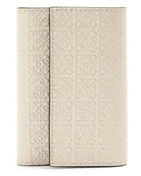 Loewe Luxury Repeat small vertical wallet in embossed silk calfskin Light