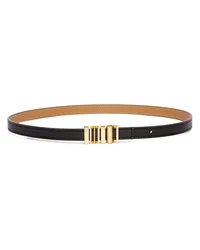 Loewe Luxury  graphic belt in classic calfskin Black