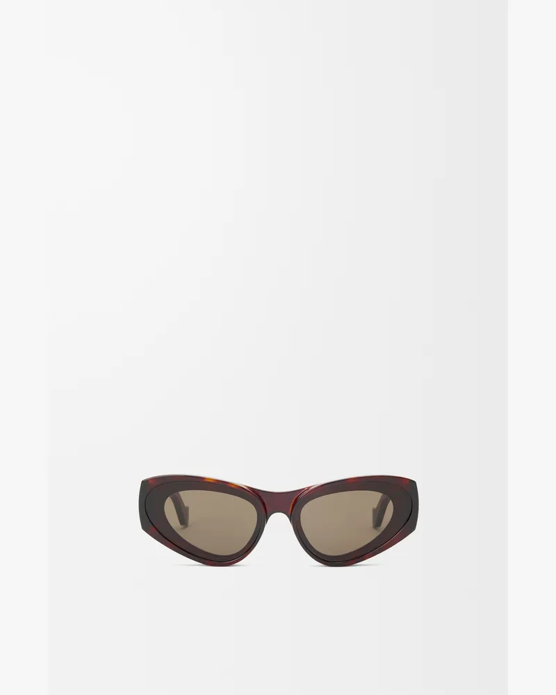 Loewe Front Lenses Cateye Sunglasses Mujer Havana