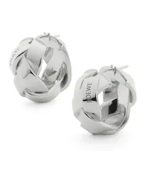 Loewe Luxury Nest hoop earrings in sterling silver Silver