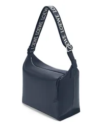 Loewe Luxury Cubi Crossbody bag in supple smooth calfskin and jacquard Deep