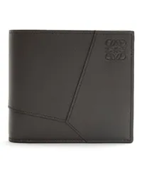 Loewe Luxury Puzzle bifold coin wallet in classic calfskin Dark