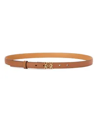 Loewe Luxury Anagram belt in pebble grain calfskin Tan