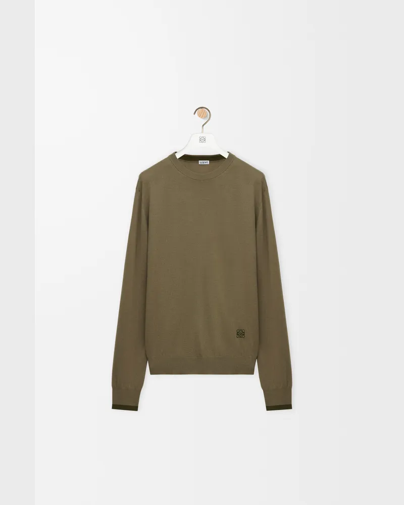 Loewe Sweater In Wool Size Hombre Green