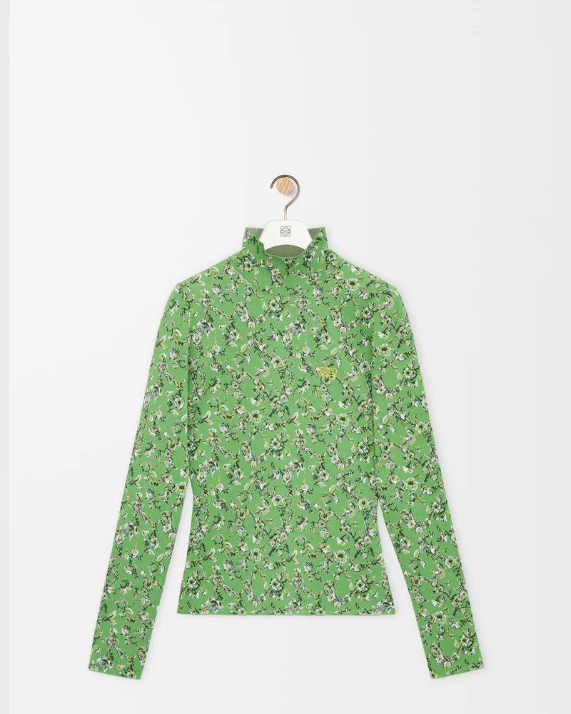Loewe Top In Viscose Blend Size Mujer Green