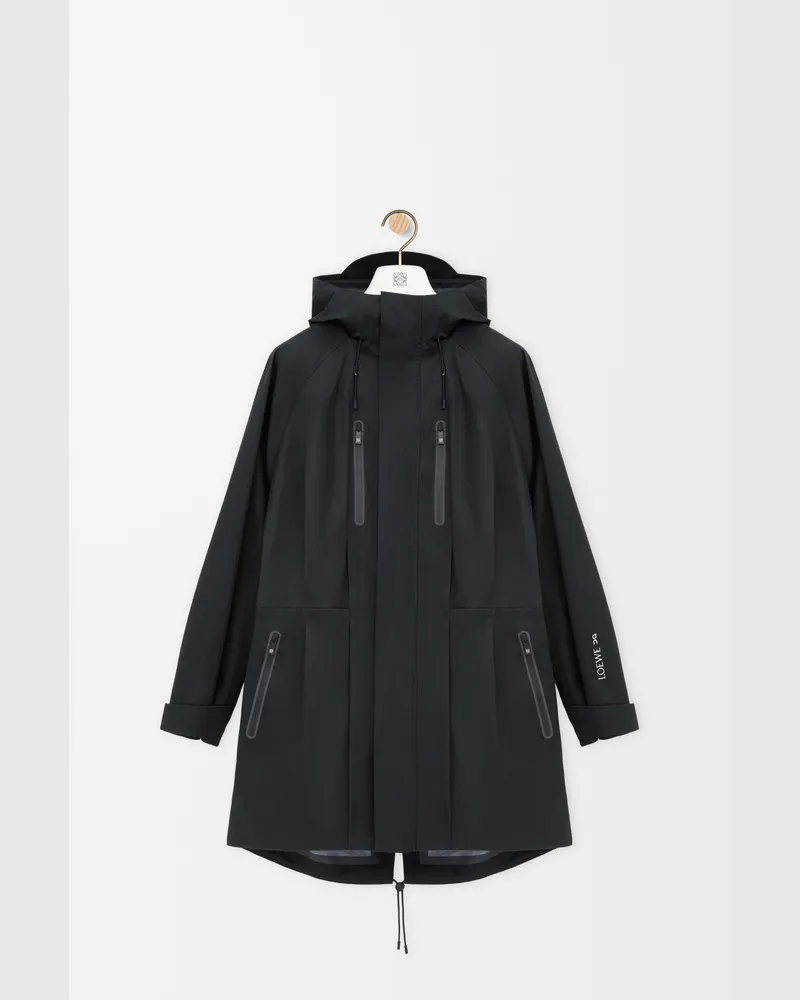 Loewe Parka In Technical Shell Size Hombre Black