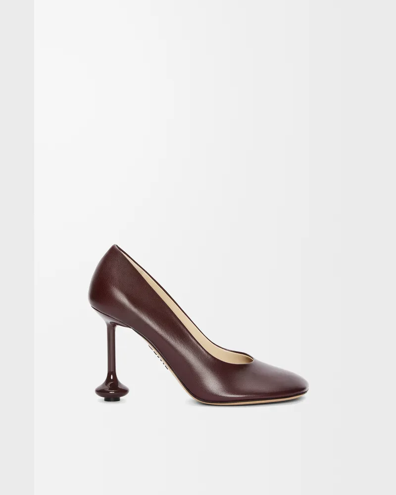 Loewe Toy Pump In Goatskin Size Mujer Burgundy