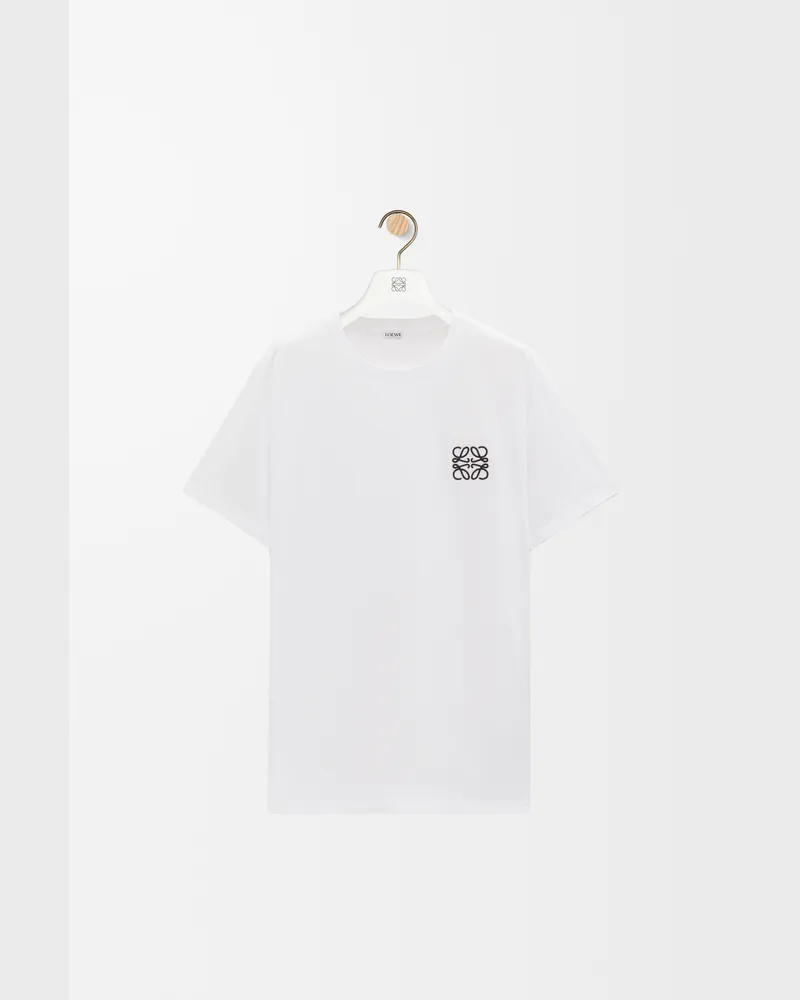 Loewe Regular Fit T-shirt In Cotton Size Hombre White