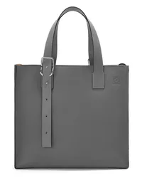 Loewe Luxury Buckle Zip tote in soft grained calfskin Anthracite