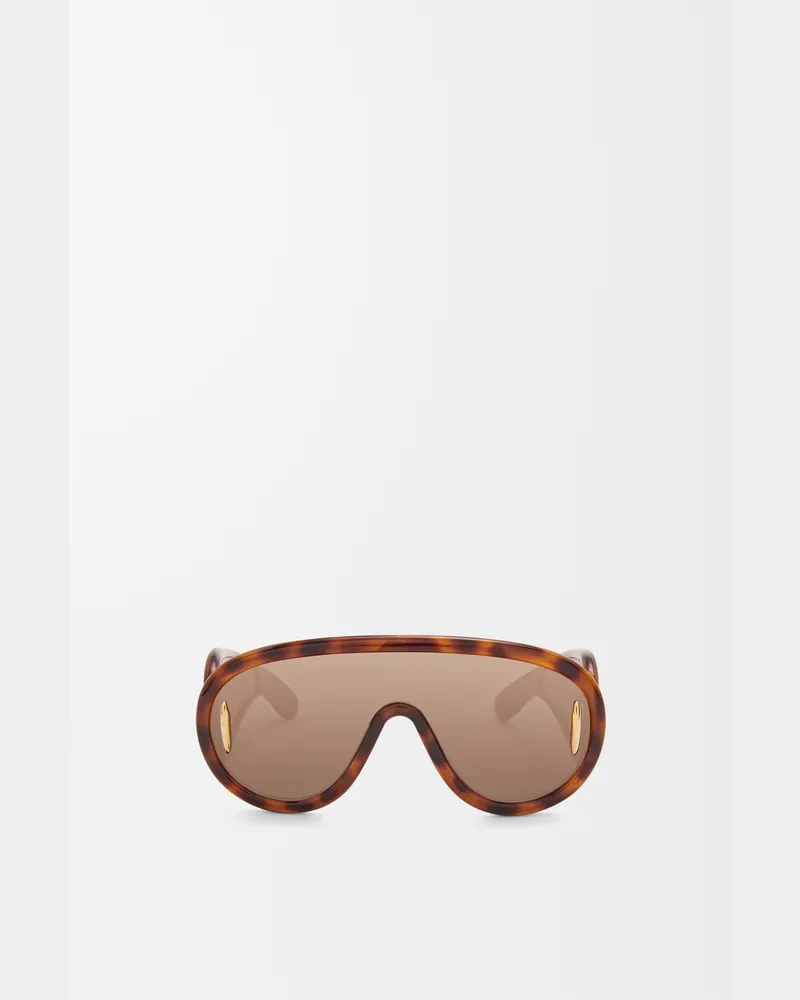 Loewe Wave Mask Sunglasses Mujer Havana