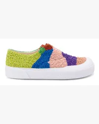 Loewe Luxury Terra Vulca sneaker in allover beaded canvas Multicolor