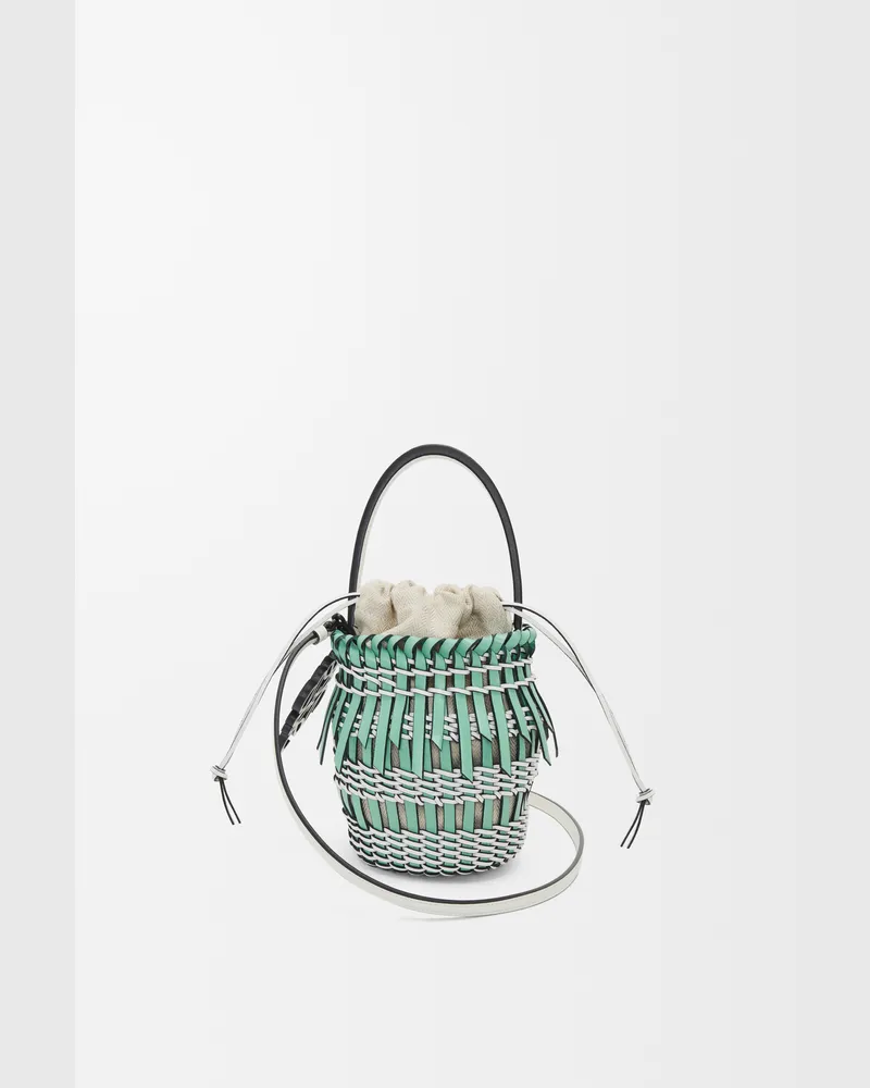 Loewe Small Fringe Bucket Bag In Leather skin Mujer Fresh
