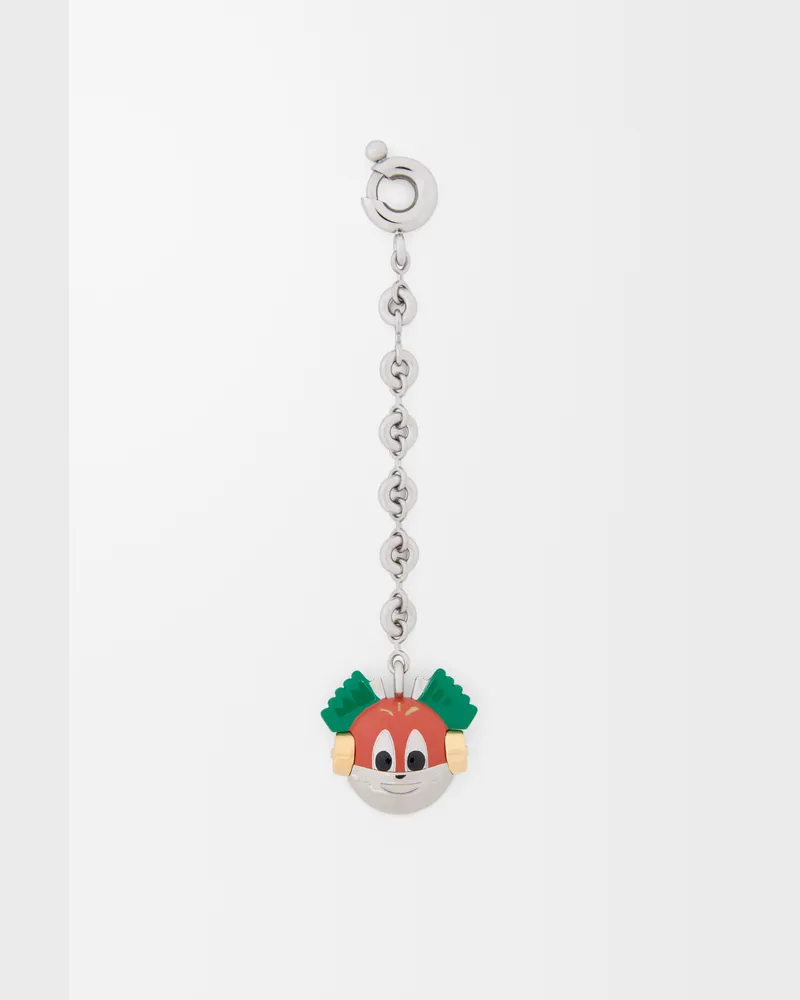 Loewe Knight Cat Keyring Mujer Silver