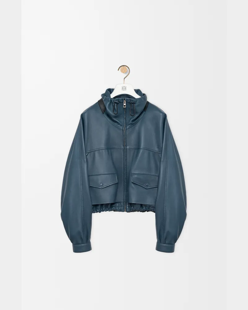 Loewe Jacket In Nappa Lambskin Size Mujer Dark