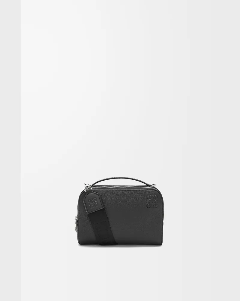 Loewe Mini Crossbody Camera Bag In Soft Grained Leather skin Hombre Black