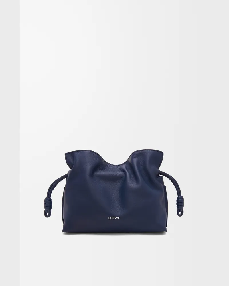 Loewe Mini Flamenco Clutch In Nappa Leather skin Mujer Abyss