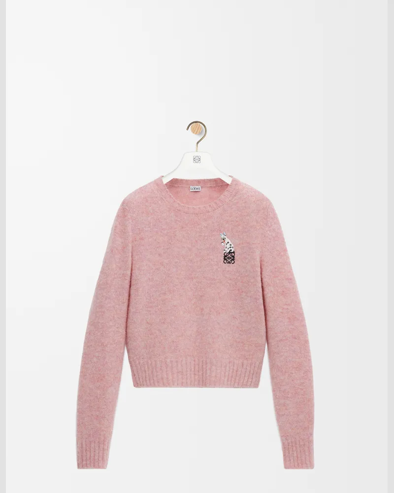 Loewe Sweater In Wool Size Mujer Pink