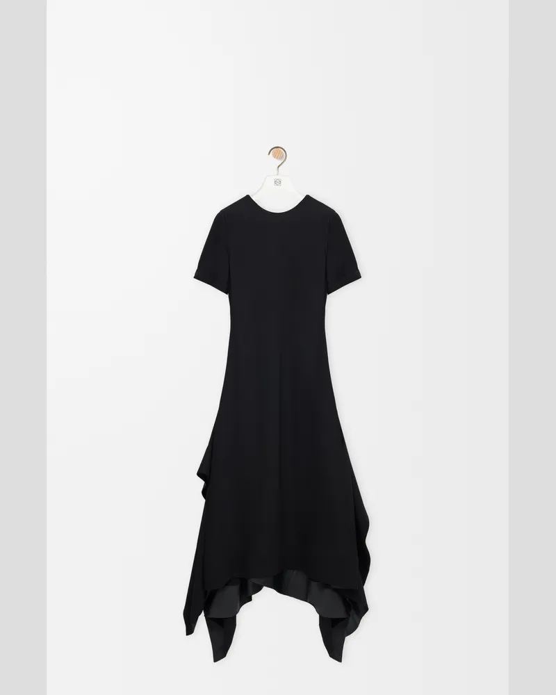 Loewe Dress In Stretch Viscose Size Mujer Black