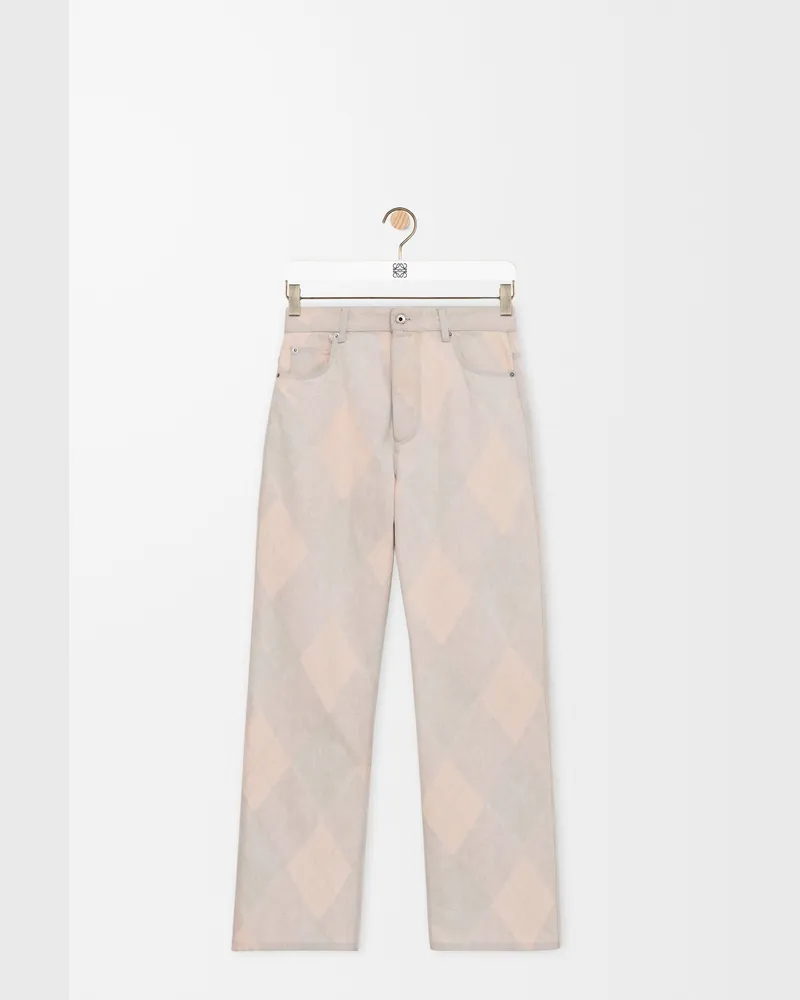 Loewe Jeans In Denim Size Hombre Beige