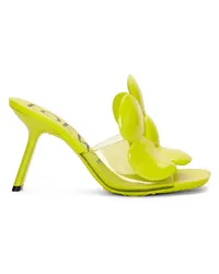 Loewe Luxury Petal Flower sandal in PVC Lime