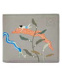 Loewe Luxury Eels bifold coin wallet in satin calfskin Pearl