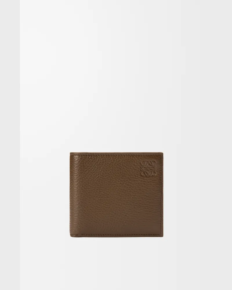 Loewe Bifold Coin Wallet In Deerskin Hombre Tundra