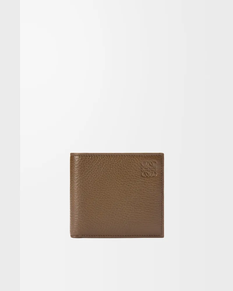 Loewe Bifold Coin Wallet In Deerskin Hombre Tundra