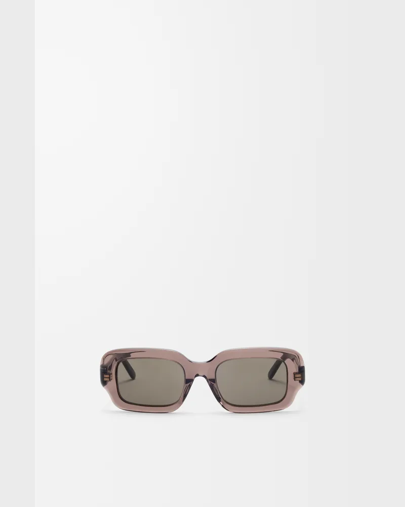 Loewe Rectangular Slim Sunglasses Mujer Transparent