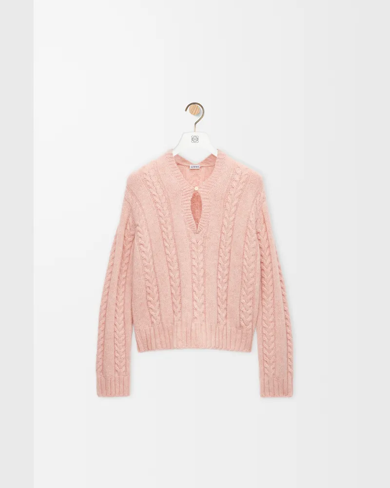 Loewe Sweater In Wool Size Mujer Pink