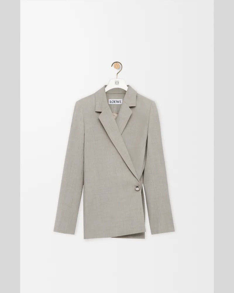 Loewe Jacket In Wool Size Mujer Light