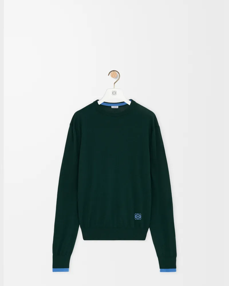 Loewe Sweater In Wool Size Hombre Green