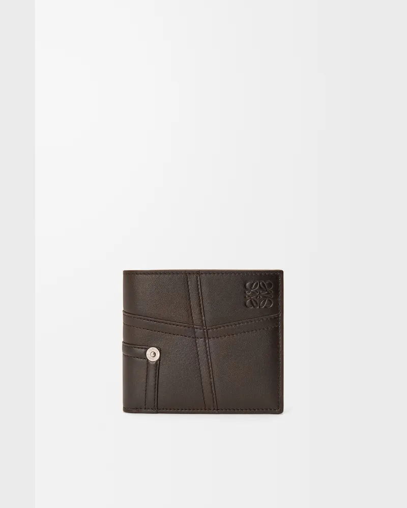 Loewe Panta Bifold Wallet In Shiny Leather skin Hombre Vintage