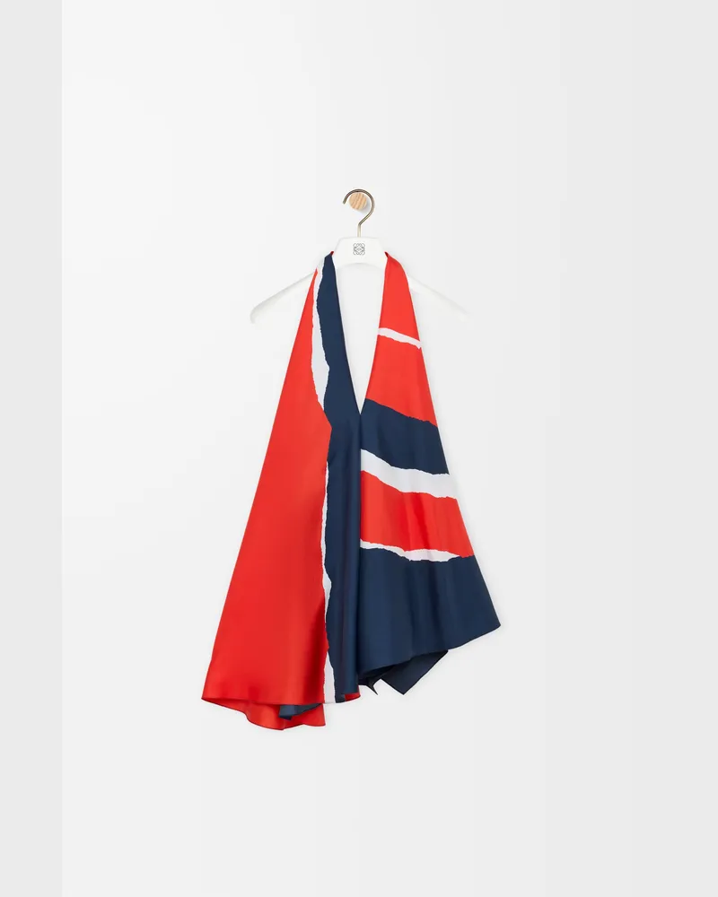 Loewe Top In Silk Size Mujer Red