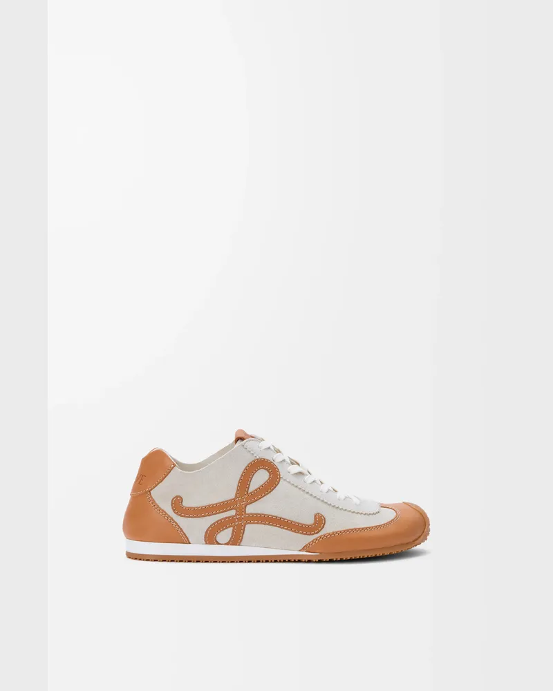 Loewe Ballet Runner 2.0 Unlined In Deerskin And Vegetable-tanned Leather skin Size Mujer Soft